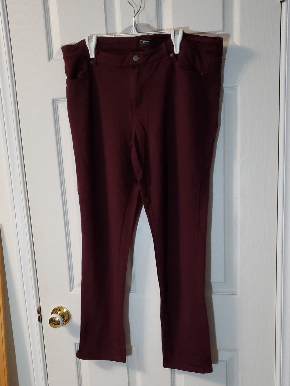 Roots Women's Burgundy Jeggings